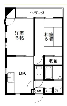 けやきハイツの物件間取画像